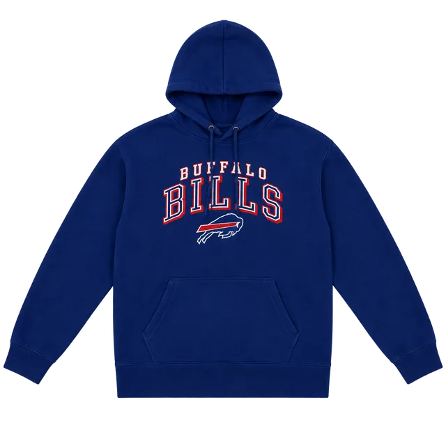 '47 Buffalo Bills Hoodie Size Large Blue NFL Football Sweatshirt