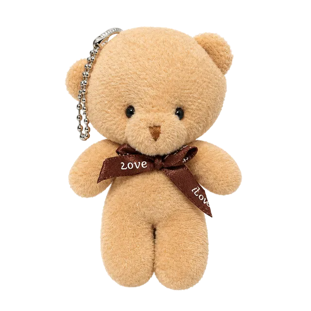 Mini Teddy Bear Plush Bag Charm