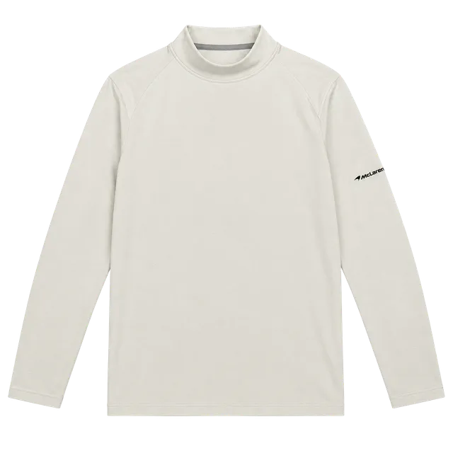 DSG CWC LS Mock Neck Top Size 2XL White Long Sleeve Base Layer New
