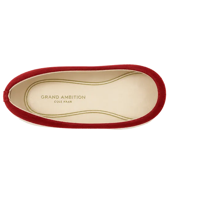 Cole Haan Grand Ambition Slip-On Loafer Red Suede