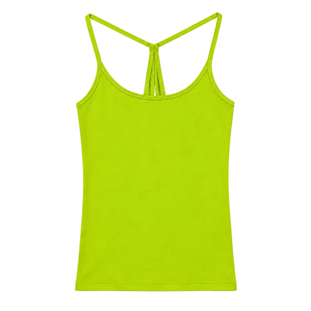 Forever 21 Essentials Tank Top Size L/G Neon Yellow Racerback
