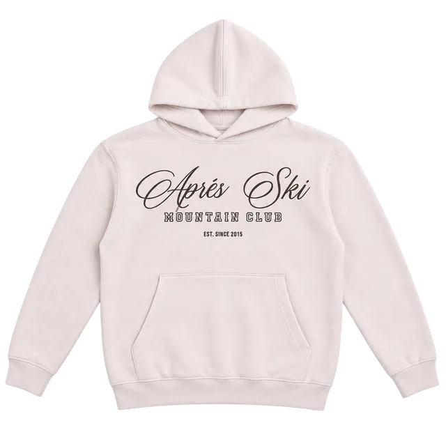 Apres Ski Mountain Club Hoodie Pink