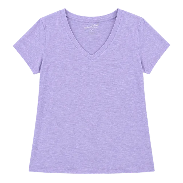 Universal Thread V-Neck T-Shirt Size XL Purple