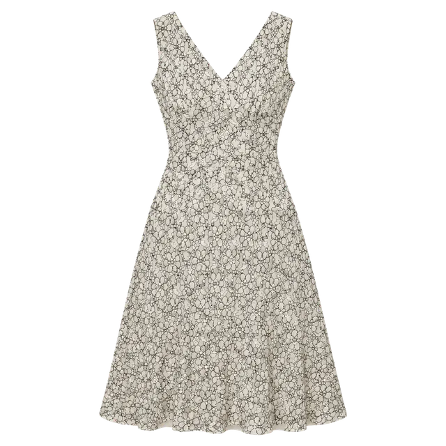 B. Darlin Dress Size 1/2 White Black Lace