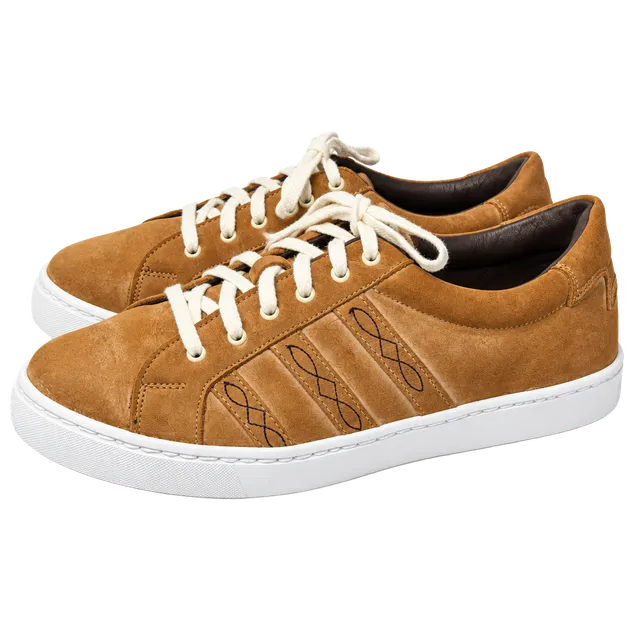 Agave Sky Sheridan Olden Tan Leather Tennis Shoes Women’s 11 Western $134