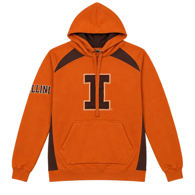 Colosseum University of Illinois Hoodie Orange