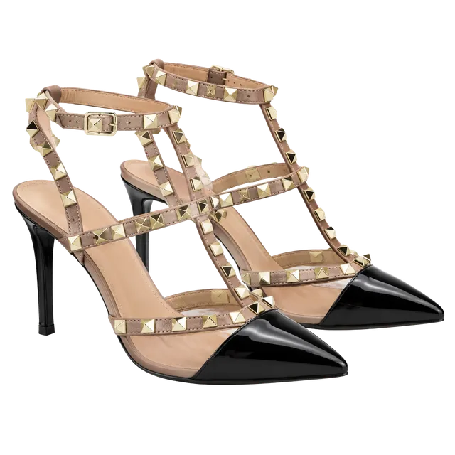 Bcbgeneration Studded T-Strap Pumps Size 9M