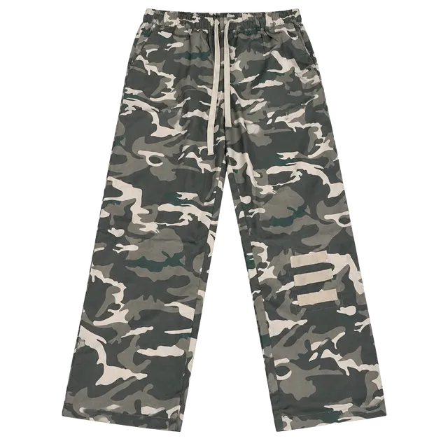 Unbranded Camouflage Lounge Pants Size XL Drawstring Sequin Patch