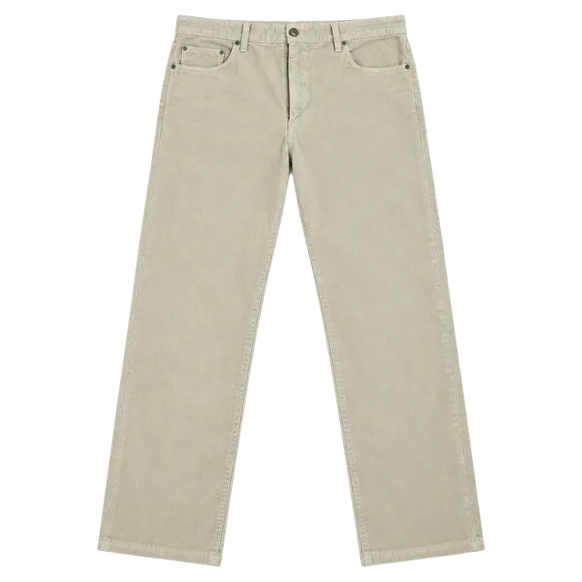 Lands End Mens Cream Corduroy Pants 36