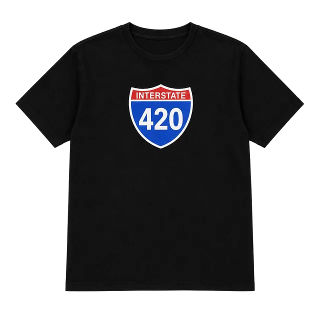 Verbal Assault Interstate 420 T-Shirt Size XL Black Graphic Tee