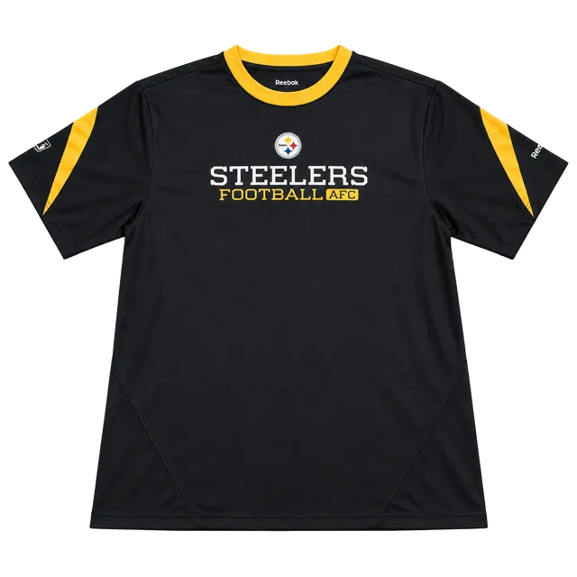 Reebok Pittsburgh Steelers NFL Jersey Size L Black PlayDry