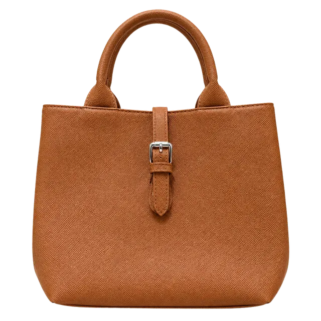 Bostanten Satchel Bag Brown Vegan Leather Crossbody Handbag