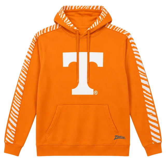 Zubaz Tennessee Volunteers Hoodie Size XL Orange White