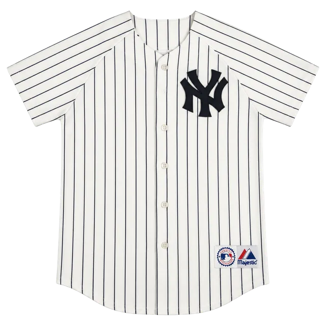Majestic New York Yankees Derek Jeter #2 Jersey Size M Pinstripe