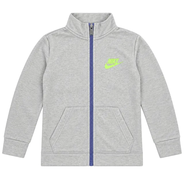 Nike Track Jacket Size 5 Grey Full Zip Kids Youth