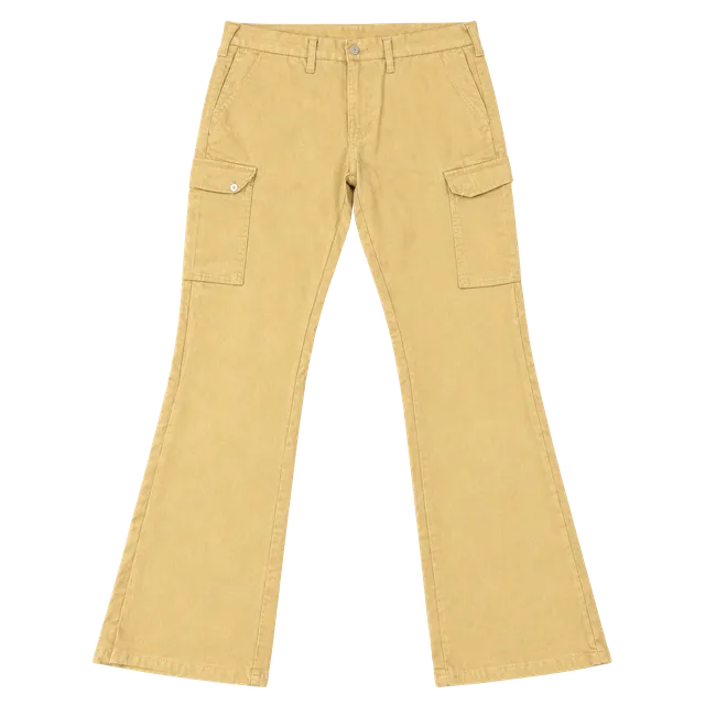 True Religion Cargo Pants Womens  Size 30 Tan Bootcut