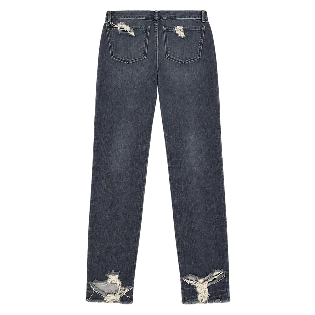 Rewash Skinny Distressed Raw Hem Jeans Size 7