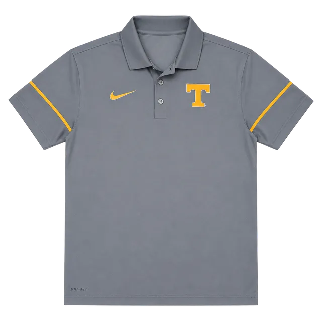 Nike Tennessee Volunteers Dri-FIT Polo Size S Gray College Golf