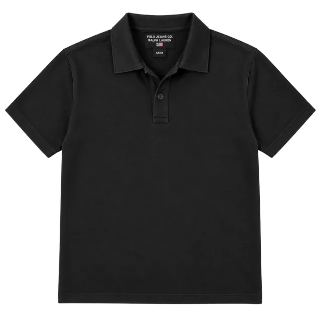Polo Jeans Co. Ralph Lauren Blouse Size M Black Satin