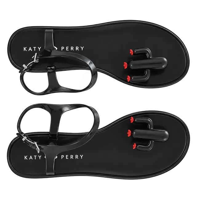 Katy Perry The Geli Sandals Size 8 Black Cactus Jelly