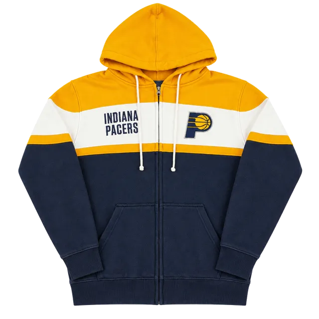 Fanatics Indiana Pacers Full Zip Hoodie Size M Colorblock