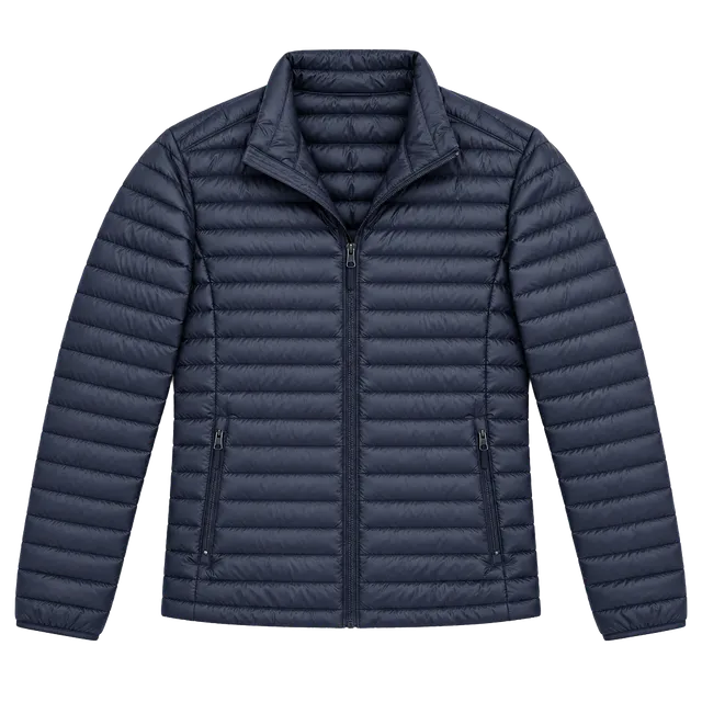 Duluth Trading Co. Puffer Jacket Size L Black Quilted Full Zip