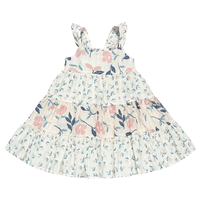 12M Floral Tiered Dress