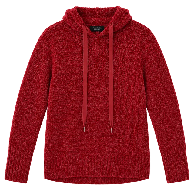 Simply Vera Vera Wang Teddy Hoodie Size Small Wine Alure