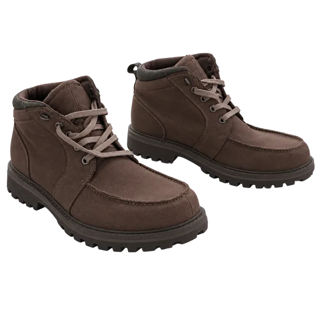 Timberland Boots Size 12M Brown Leather Moc Toe