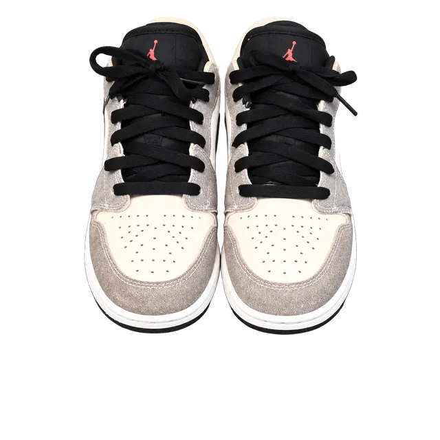Jordan Air Jordan 1 Low SE (GS) Size 4.5Y Black Sundial Magic Ember