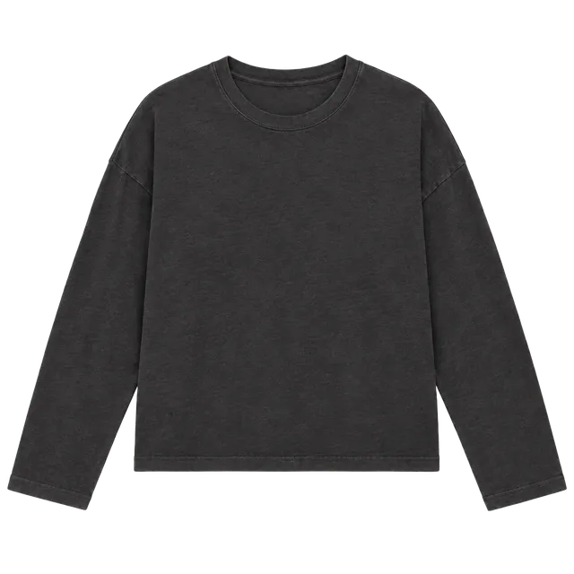 Patagonia Women's Charcoal Gray Oversized Long Sleeve Crewneck Size S