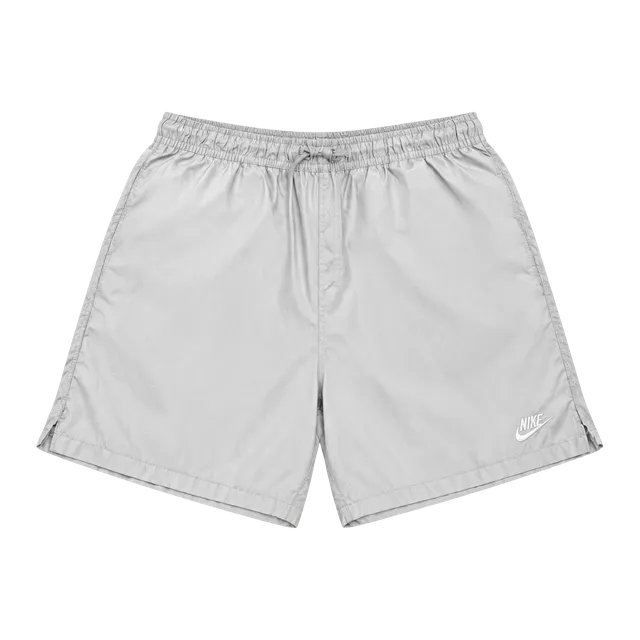 Nike Nylon Athletic Shorts Size Large Gray Drawstring Gym