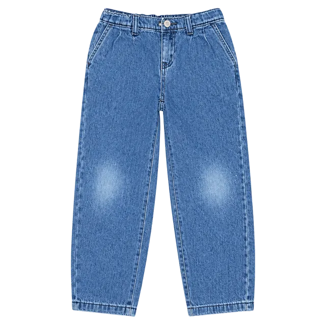 Cat & Jack Wide Leg Jeans Size 6/7 Blue Denim