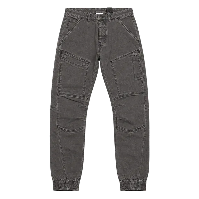 H&M Divided Cargo Jogger Pants Size 28 Charcoal Black