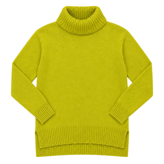 Bartolini Turtleneck Sweater Size XS Yellow Wool Cashmere Blend