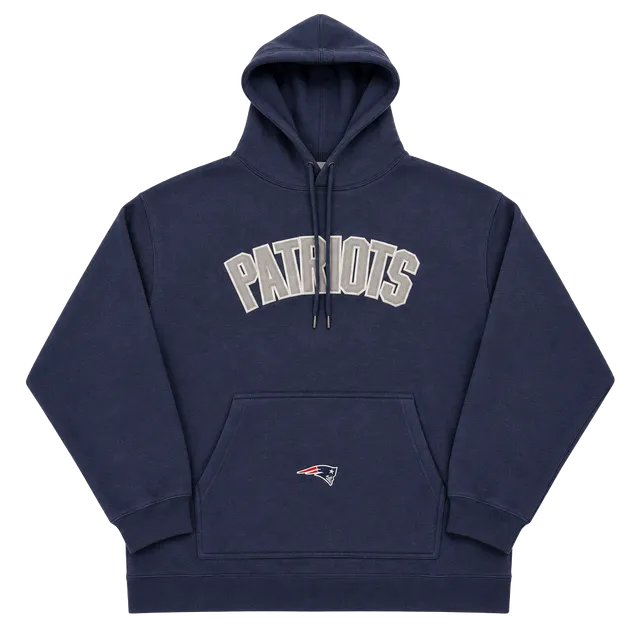 Vintage 90s Reebok New England Patriots Hoodie Men's XXL NFL Football Blue