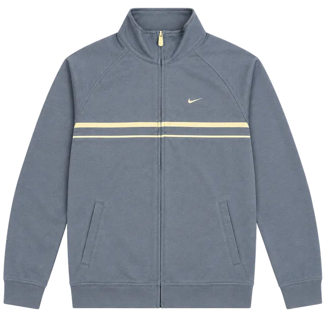 Nike Track Jacket Size XL Blue Full Zip Vintage Striped