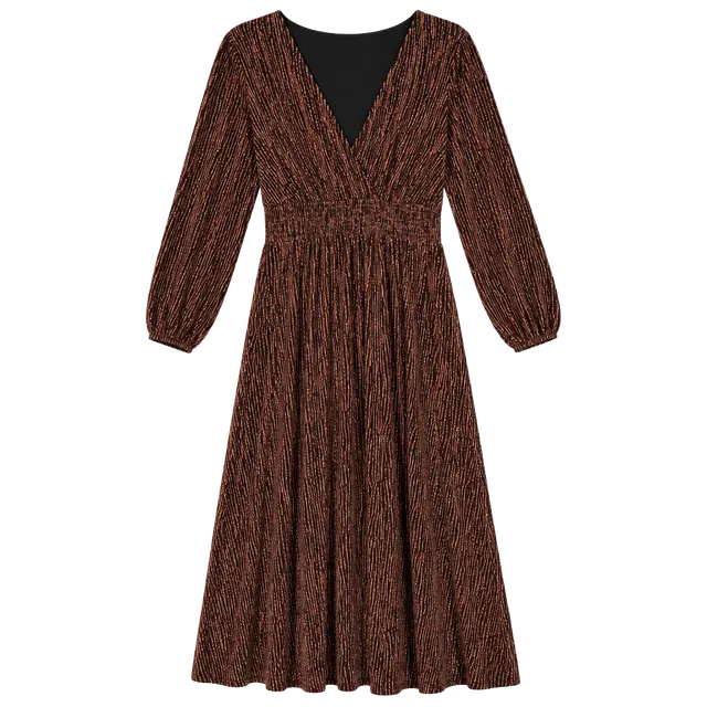 SHEIN Belle Plus Size 1XL Glitter Split Thigh Dress