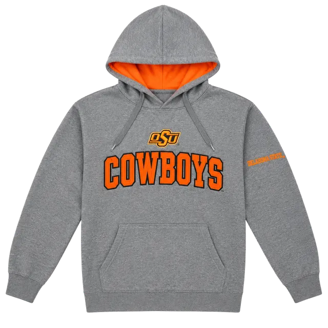 Old Varsity Brand Oklahoma State Cowboys Hoodie Gray Orange