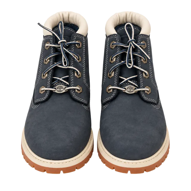 Timberland Nellie Chukka Boots Navy Blue Leather
