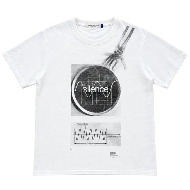 Undercover Silence Graphic T-Shirt Size 1 White Less But Better