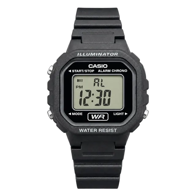 Casio LA-20WH Digital Watch Black Resin