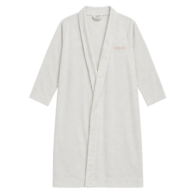 Calvin Klein White Bathrobe Size XS/S Loungewear Cozy Sleepwear Robe Boho