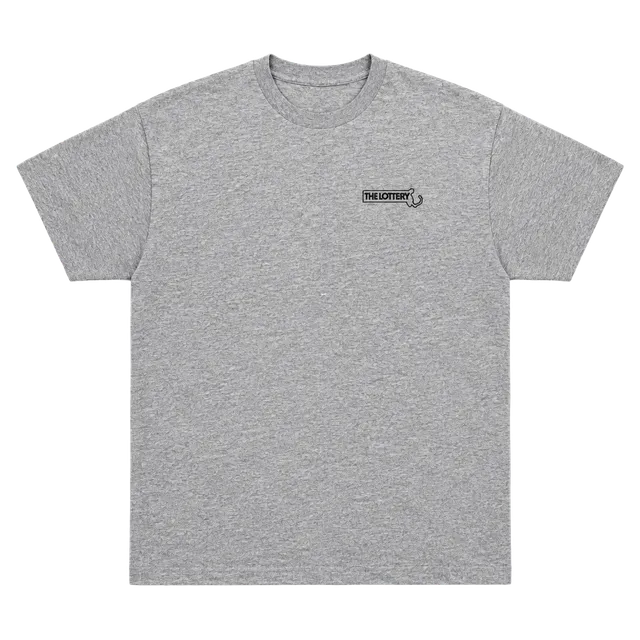 Vintage Jerzees The Lottery T-Shirt XL Grey  Y2K  Logo Tshirt 