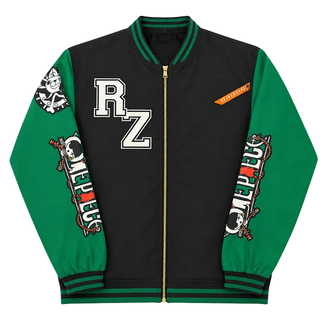 Fandomaniax One Piece Roronoa Zoro Bomber Jacket Men size XL