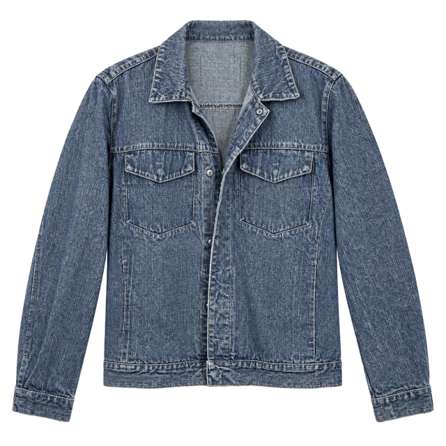 United Colors of Benetton Denim Jacket Size L Blue Cotton