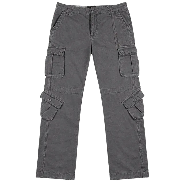 Matchstick Cargo Pants Size 36 Gray Cotton Multi Pocket Utility