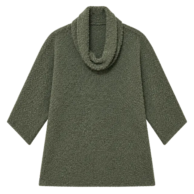 Weave O The Irish 100% Wool Turtleneck Sweater Olive Green M