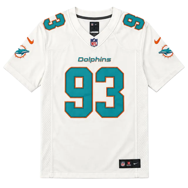 Nike Miami Dolphins Ndamukong Suh 93 Jersey Size L White