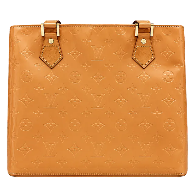 Louis Vuitton Monogram Vernis Houston Tote Beige